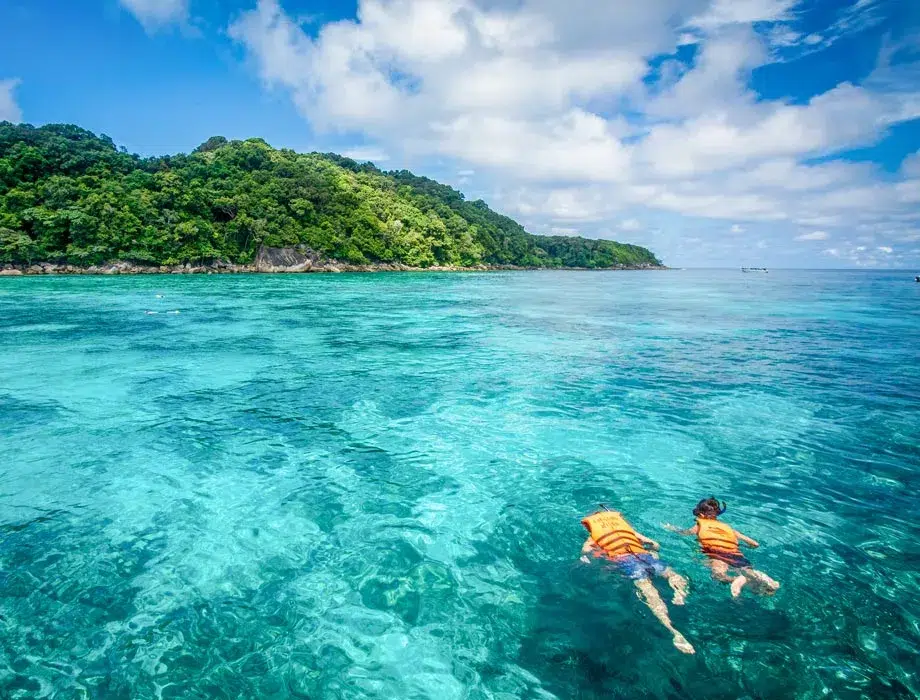 Deuxième arrêt de snorkeling