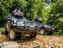 4x4 vehicle driving an off-road trail near Khao Lak