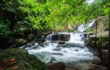 Waterfall stop on a Khao Lak off-road safari route