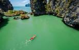 Limestone cliffs of Panak Island in Phang Nga Bay