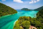 Surin Islands snorkeling day trip — clear water and coral reef at Ko Surin