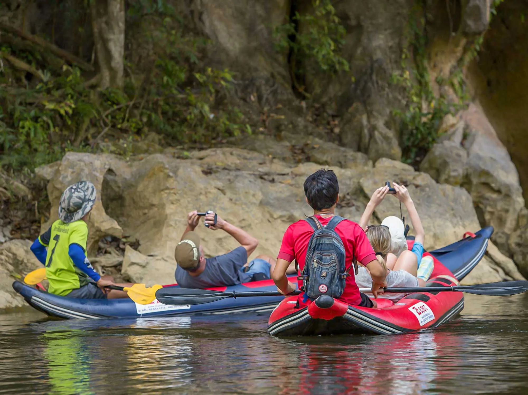 Canoeing in Khao Sok National Park