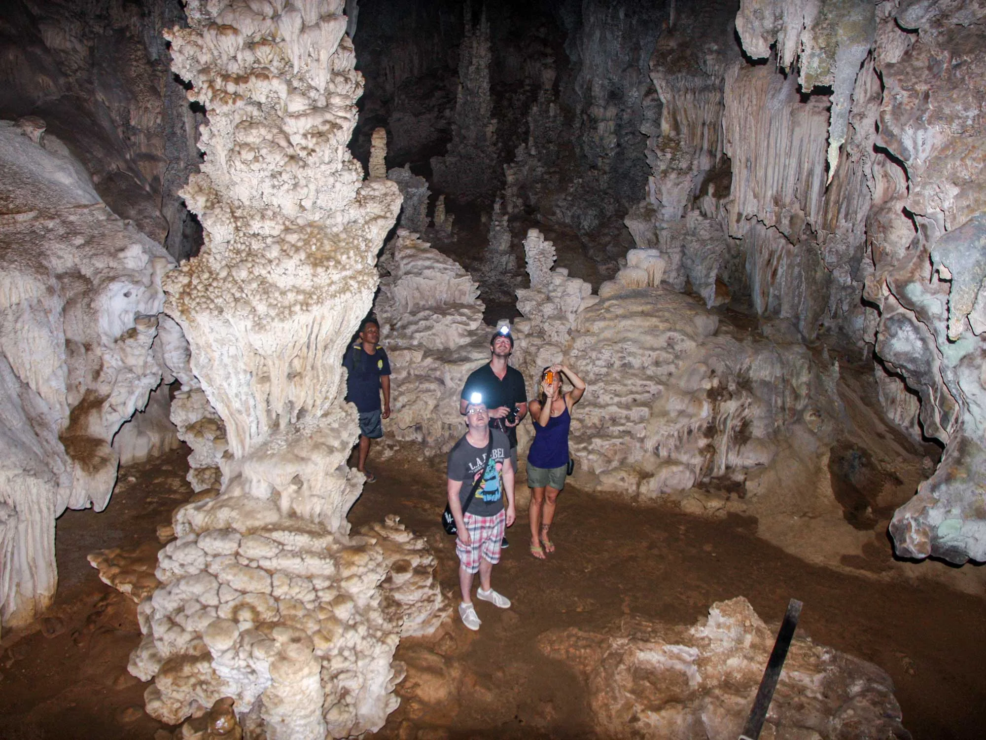 Cave exploration Khao Sok