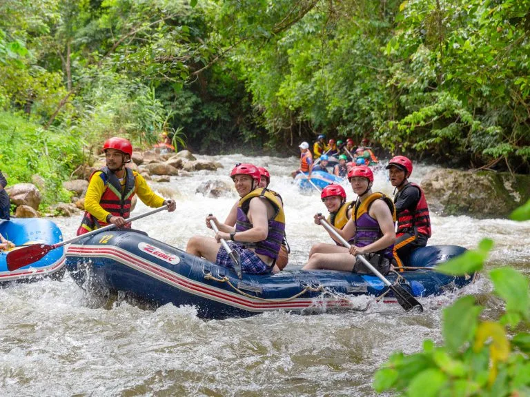 Khao Lak Zipline Tour — Flying Fox, ATV Quad Ride & Rafting