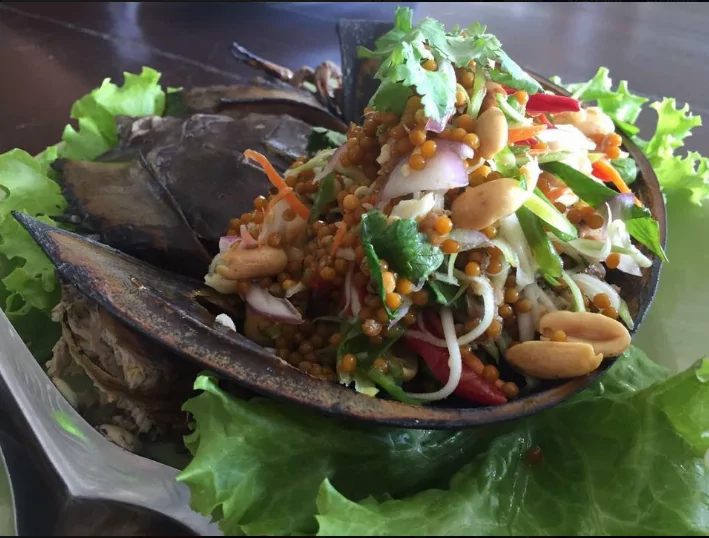 The Best 10 Restaurants In Khao Lak - Pfeilschwanzkrebs Salat Baan Khao Lak Seafood Yum Khai Mang Da - Khao Lak Seafood Restaurant