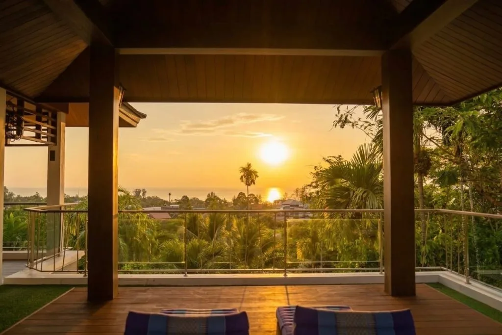 Tropical pool villa in Khao Lak with private pool and sea view