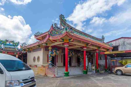 Chinese Temple At Takua Pa Old Town