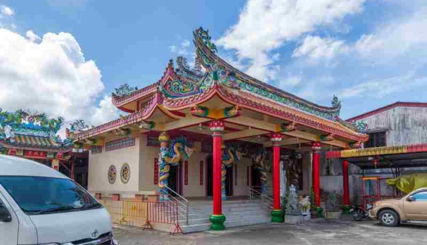 Chinese Temple At Takua Pa Old Town