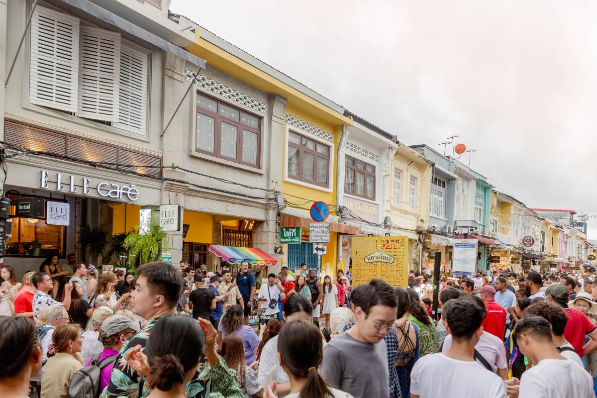 Phuket Sonntag Walking Street Nachtmarkt