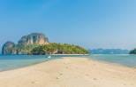 Longtail boat tour among Krabi's limestone islands