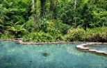 Ban Nam Rad Watershed Forest waterfall pool in Khao Sok