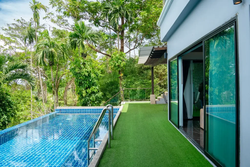 Private lap pool beside the Khao Lak villa