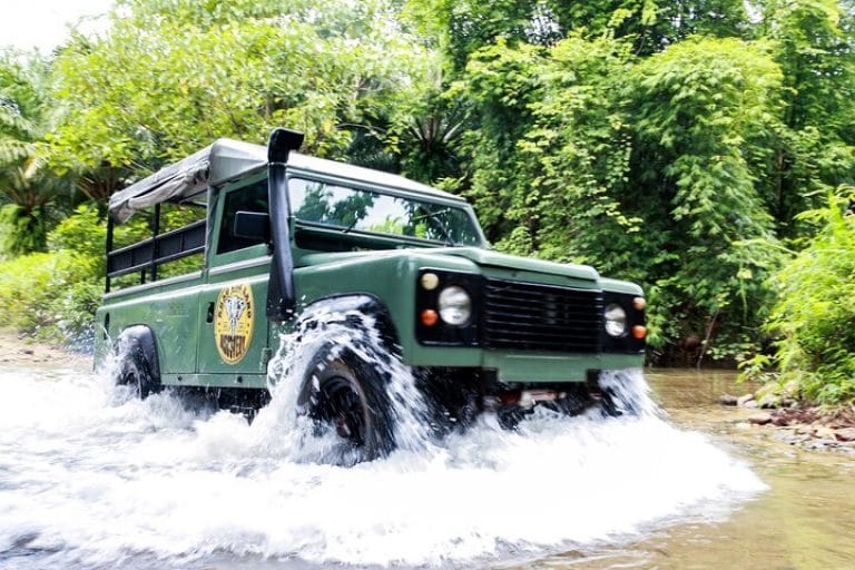 Khao Lak Expedition — Jungle 4×4, Waterfall & Bamboo Rafting