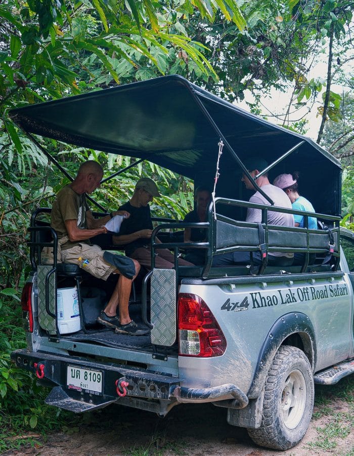 Khao Lak Expedition — Jungle 4×4, Waterfall & Bamboo Rafting